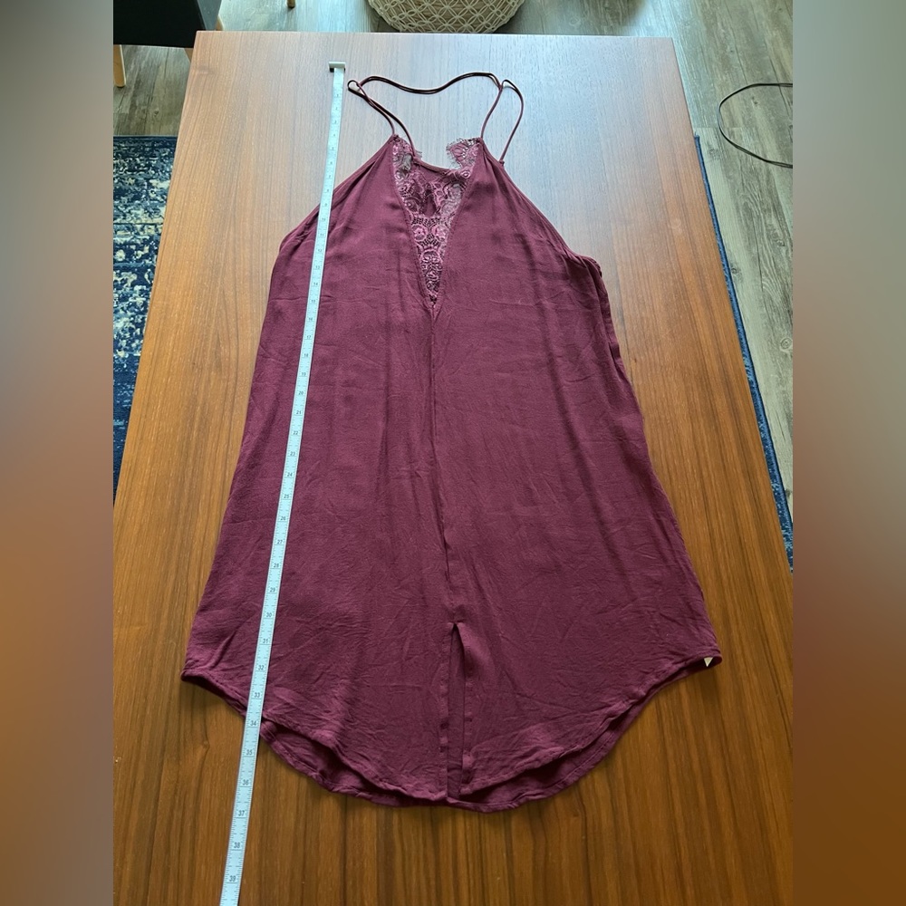 Free People Size Small Intimately maroon dress